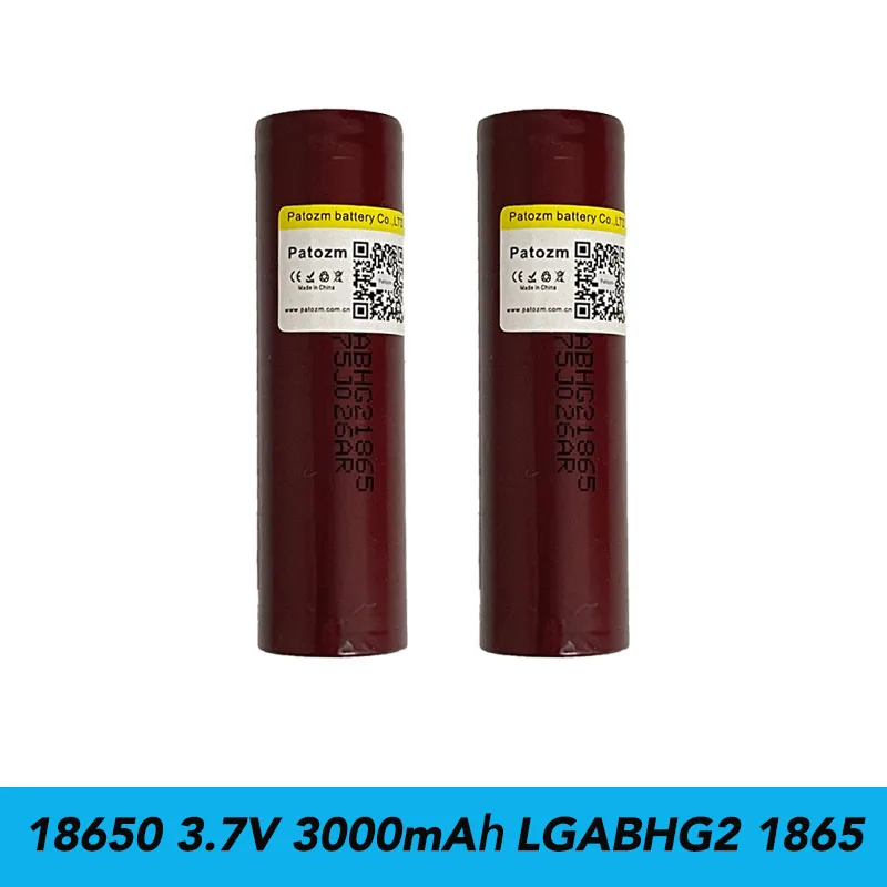 

Original Battery Lg 18650 Hg2 3000Mah 3.7V Rechargeable Battery Flashlight Camera Headlight Portable Speaker Lithium-Ion Battery