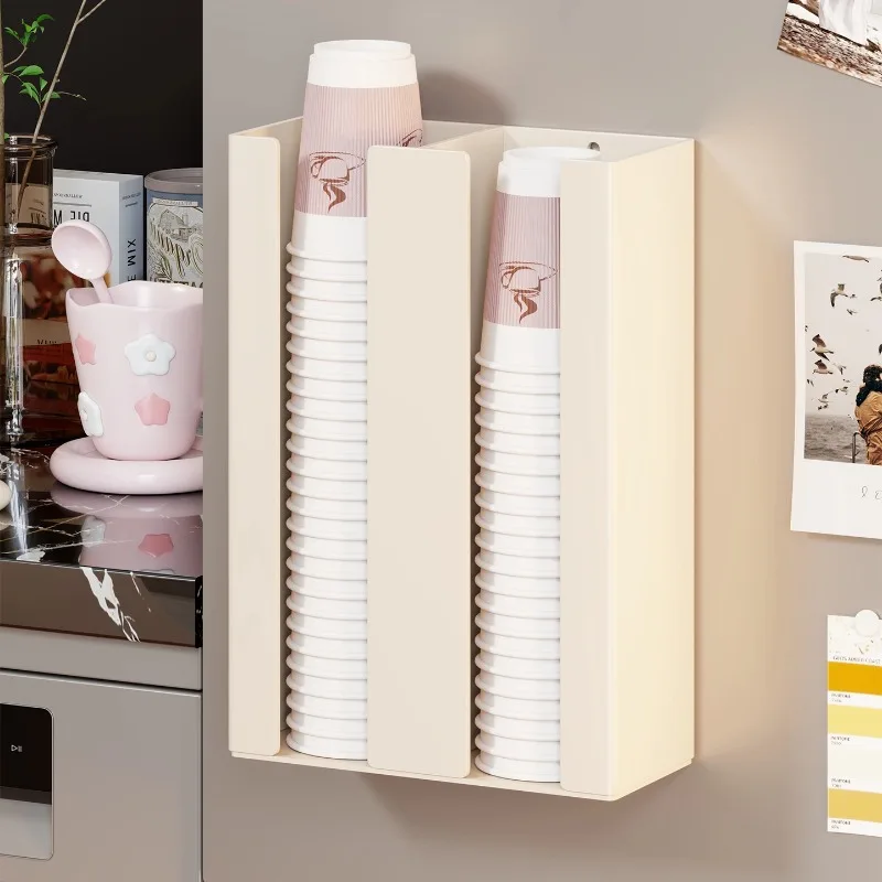 

Настенный магнитный одноразовый подстаканник без сверления, сильный магнит, поглощение, компактный органайзер для хранения для домашнего офиса