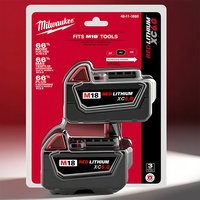 Genuine with packaging Milwaukee 18V battery 6Ah, M18 battery, Charger, Milwaukee48-11-1860 48-11-1850 1840 Tool Lithium Battery