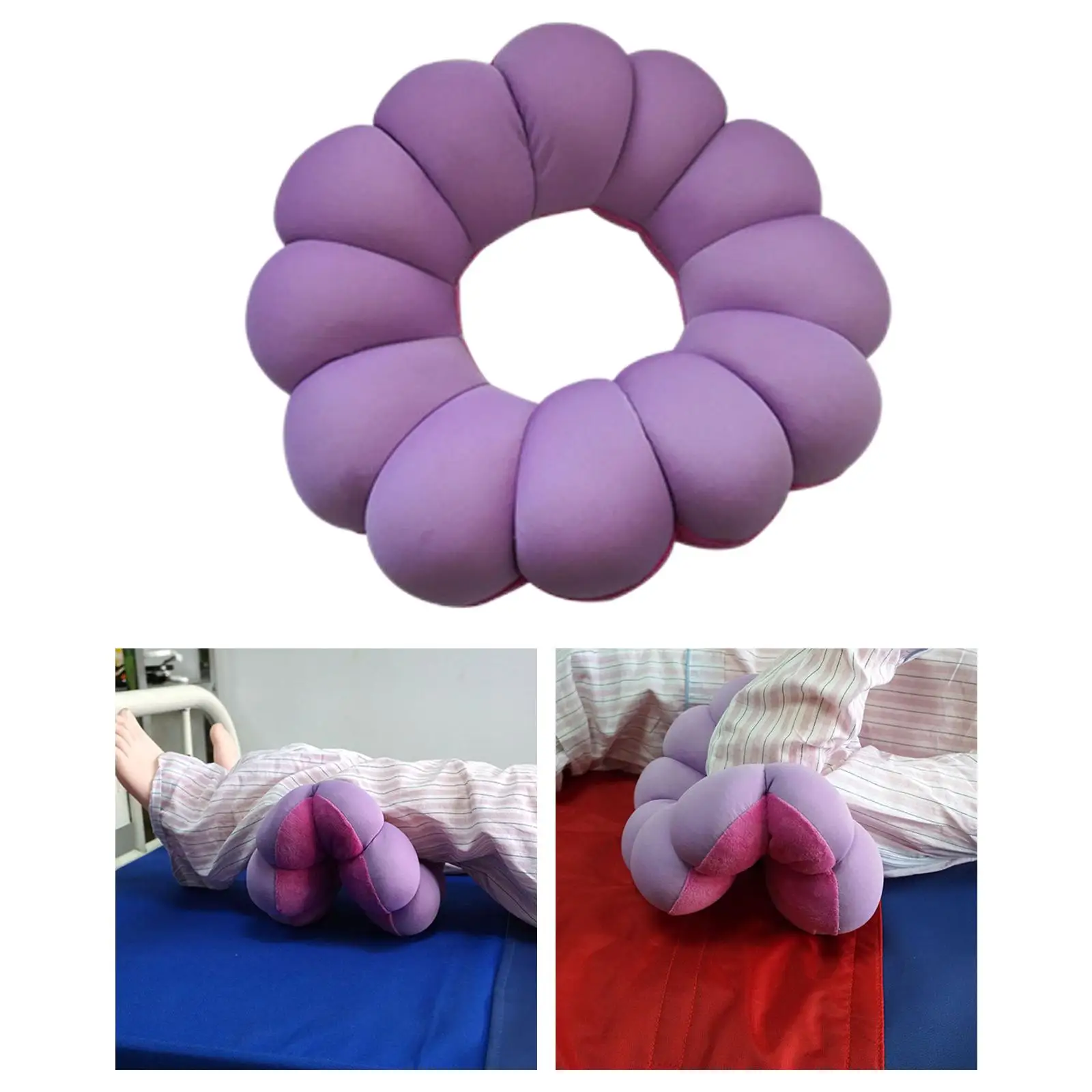 

Soft Donut Breathable Reduce Coccyx Pain Hemorrhoid Seat Cushion for Hand Foot Pregnancy Post Natal Bed Sores Office Home