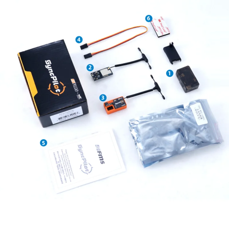 FMS Syncpilot FPV Head Tracker Set Wireless 2.4G Independent Transmission For With Multiple RC Aircraft RC Car RC Boat Toy Model