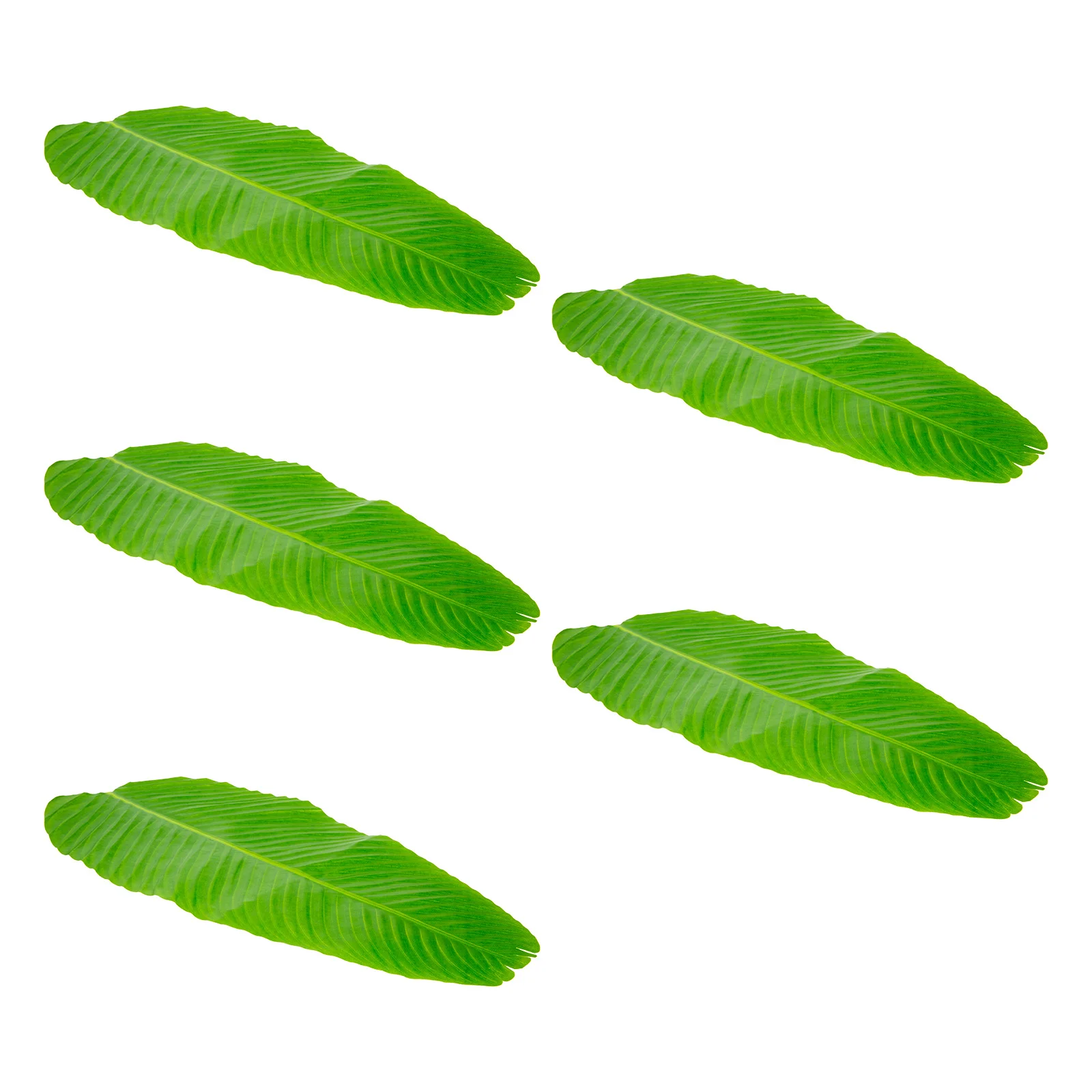 

5 pcs Simulation Plant Coaster Leaf Shaped Cup Pad Heat Resistant Non-Slip Table Mat For Home Bar Restaurant Decorative Leaf