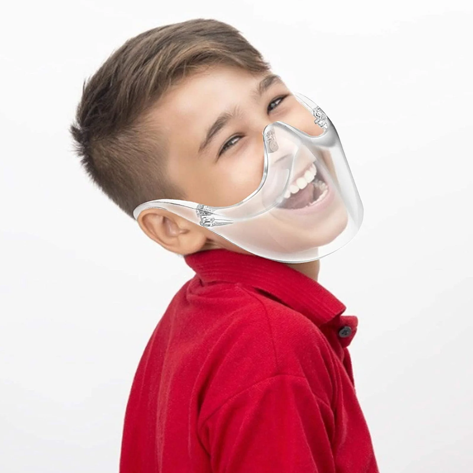 Cubierta facial duradera, ligera, de pequeño volumen, práctica máscara protectora, protector facial reutilizable para uso doméstico en viajes al aire libre