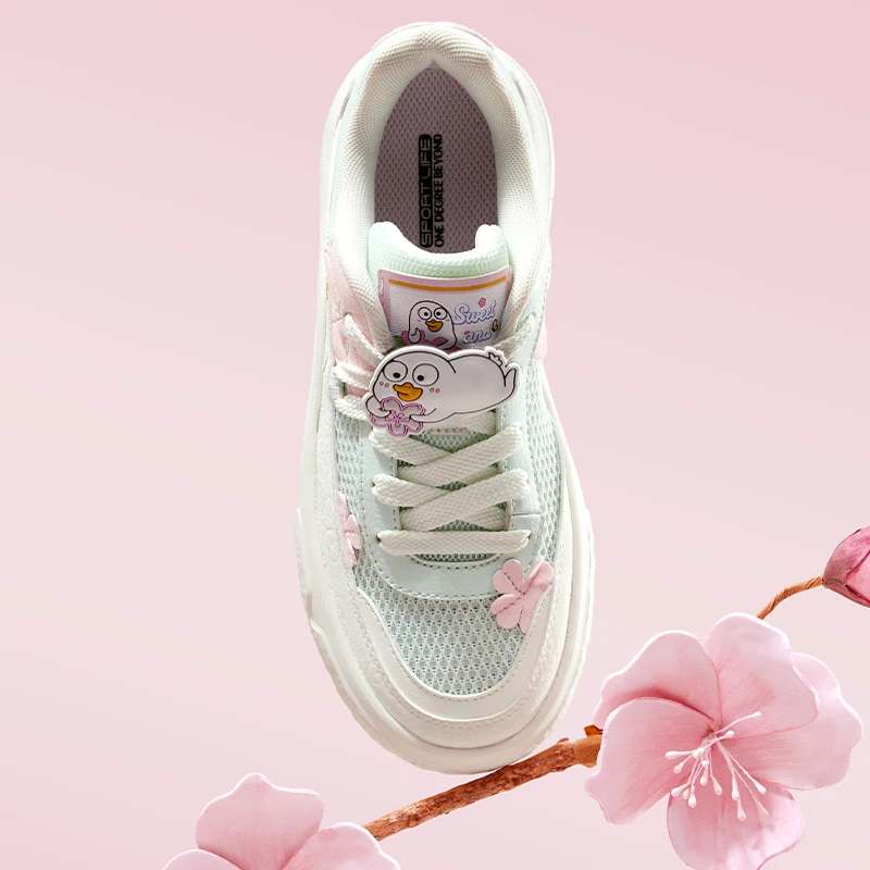 361 درجة النساء أحذية رسمية العصرية شبكة تنفس تنوعا مريحة الترفيه المضادة للانزلاق دائم أحذية رياضية الإناث 682526612F