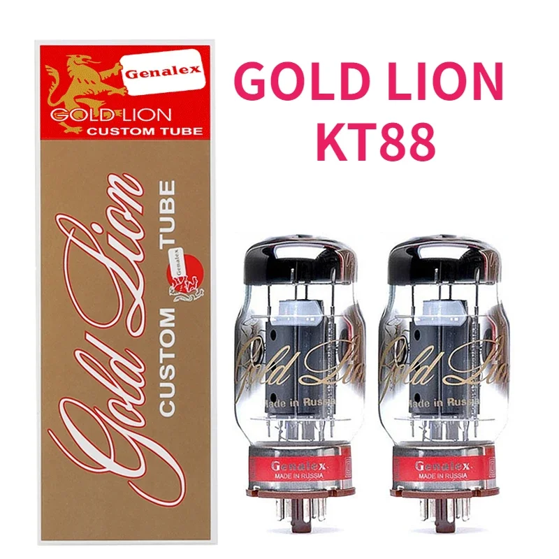 KT88 Vacuum Tube GOLD LION Replacement KT77 KT66 El34 Factory Test Match DIY Tube Amplifier Subwoofer Amplifier