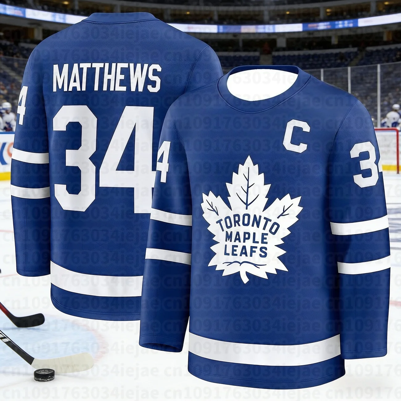 2026 Herren Neues Toronto Eishockey-Trainings-Trikot mit 3D-Druck, Atmungsaktiv, Feuchtigkeitsableitendes Langarm-T-Shirt für Kinder – Detail 5