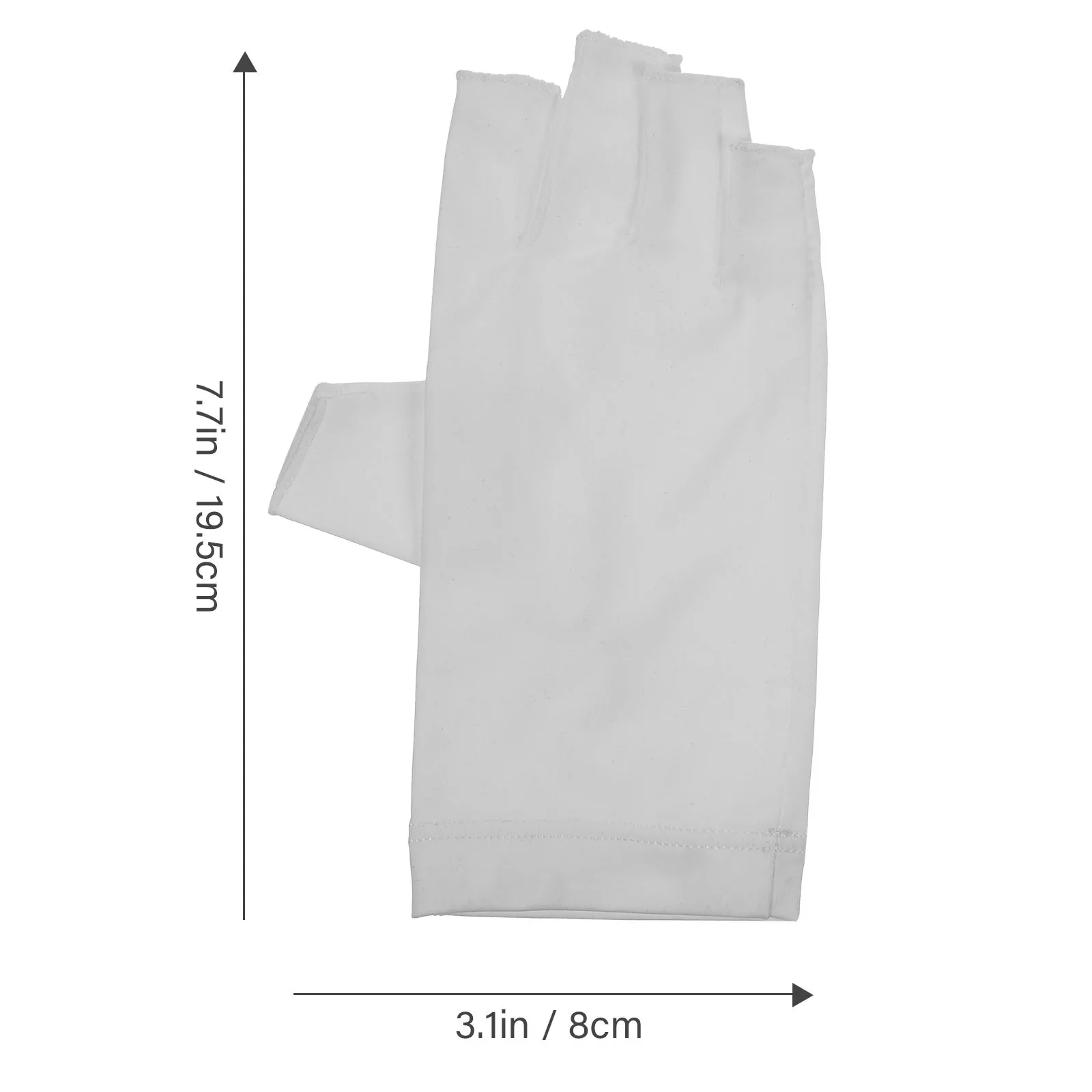 1 ペア紫外線保護ネイル通気性指なしジェルマニキュア手袋手の保護抗紫外線シールド女性用