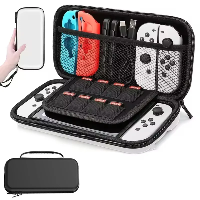 Travel Carrying Case For Nintendo Switch OLED Protective Waterproof Storage Bag For Console Charger Accessories Waterproof Style
