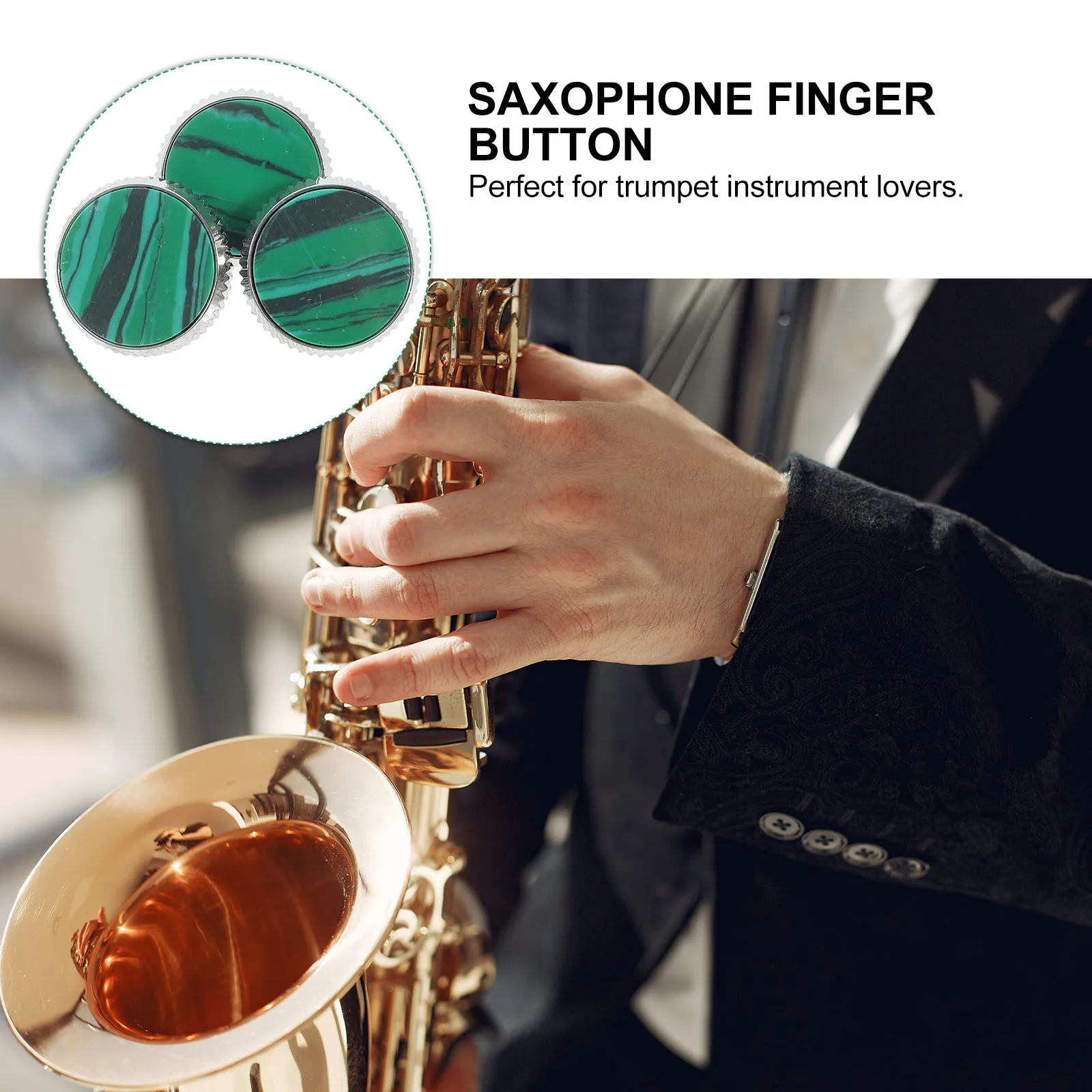 

3 Pcs High Grade Saxophone Finger Button Replacement Repairing Parts Durable Musical Instrument Accessory Screw Cover