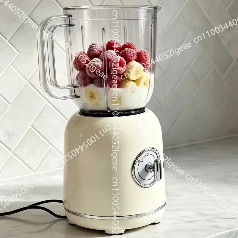 Cream Wind Retro Juicer Household Multifunctional Fruit and Vegetable Juice Cooking Machine Automatic Wall Breaker