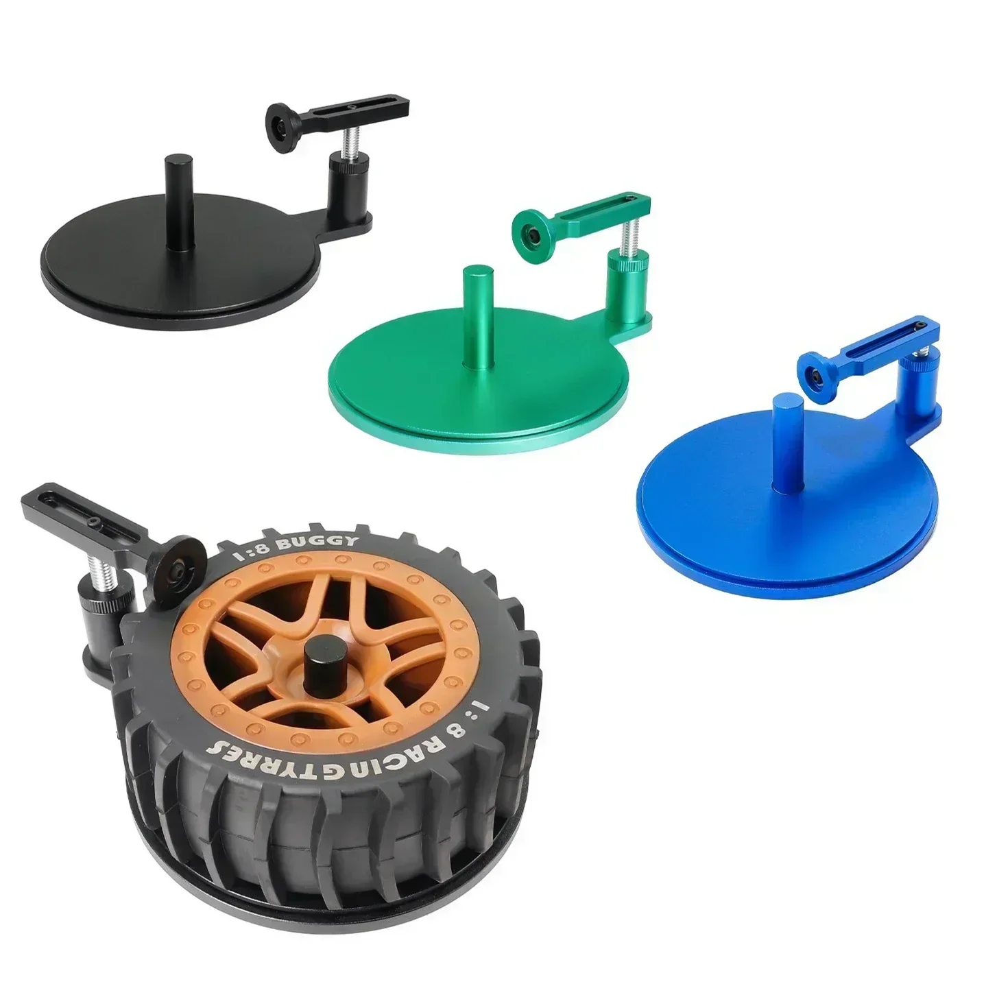 RC Car Wheel Tire Cementing Helper Tool Rubber Mounting Glue for 1/8 1/10 1/12 1/16 1/18 Scale Models Upgrade Car Parts