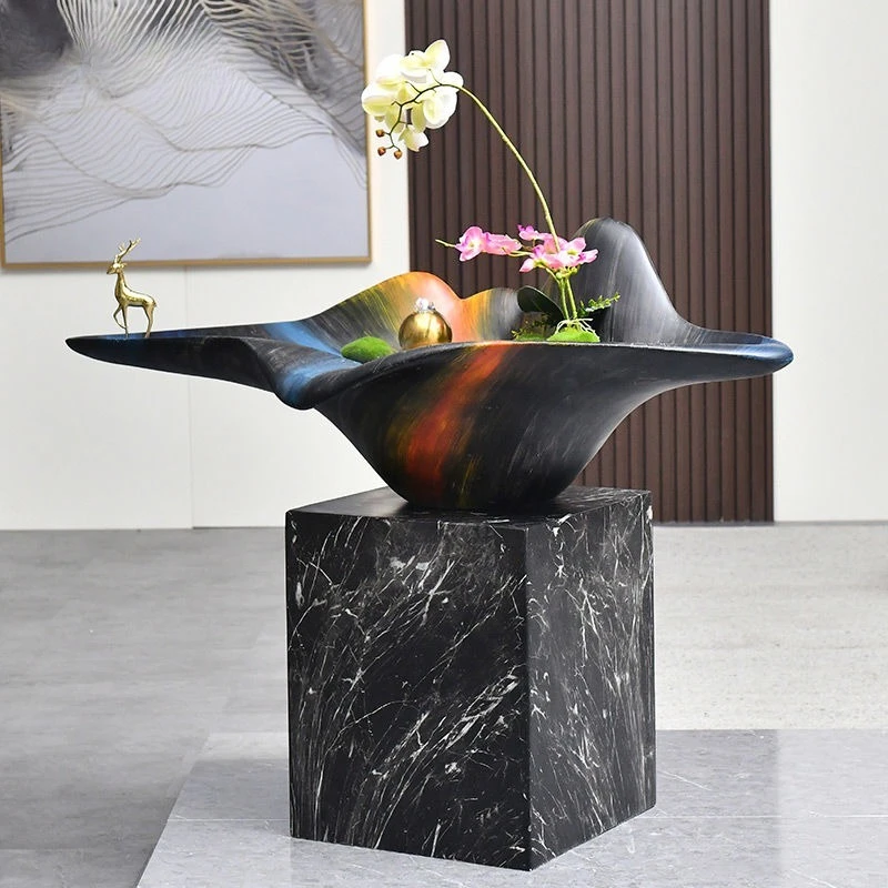 

Light luxury floor-to-ceiling flowing water fountain ornament foyer circulation water feature lucky art