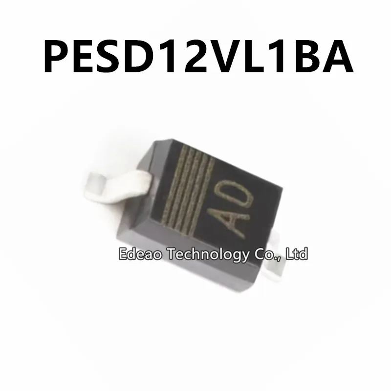 20-200PCS/Lot NEW PESD12VL1BA SOD-323 ESD protection diodes  Marking：AD  PESD12V  12V