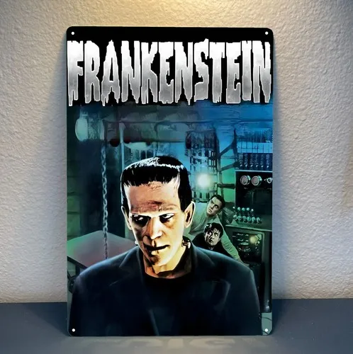 Frankenstein Movie Metal Poster - Collectable Tin Sign -