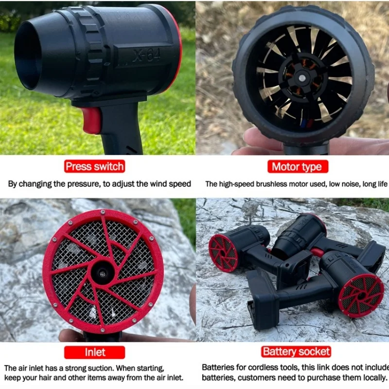 Fiizreal F-64 Bemutató - Makita akkus szélvihar 7 Fiizreal F-64 különböző márkájú akkumulátorokkal