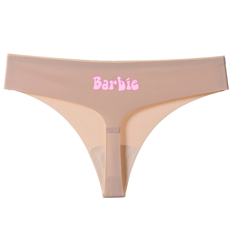 Anime Cartoon Barbie Underwear for Girls Kawaii Sexy Ladies Bikini Silk Seamless Yoga Thong Yoga Shorts Bikini Pants Gifts