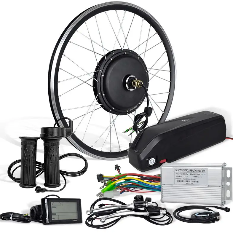 Best Selling 36v 350W 500W 1000W E Bike Electric Bicycle Kit Motor Bike Geared Hub Motor Ebike Conversion Kit