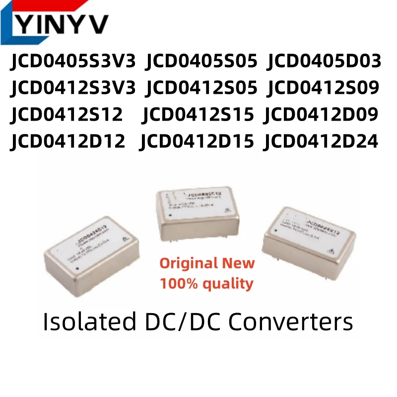 1Pcs JCD0405S3V3 JCD0405S05 JCD0405D03 JCD0412S3V3 JCD0412S05 JCD0412S09 JCD0412S12 JCD0412S15 JCD0412D09 JCD0412D12 JCD0412D24