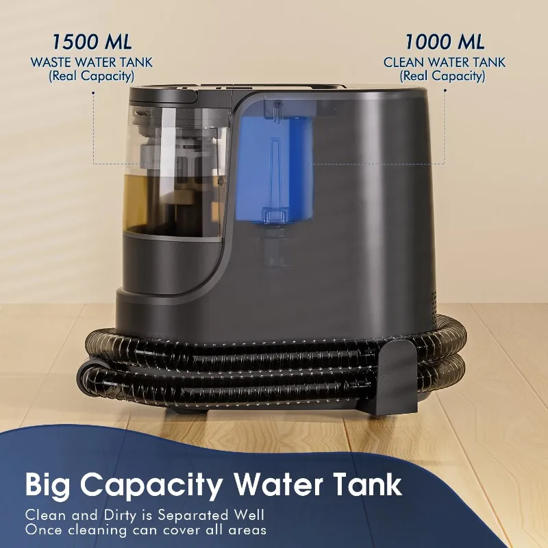 رائجة البيع المحمولة المحمولة آلة التنظيف درجة حرارة عالية الرطب والجاف البخار أريكة السجاد بقعة مكنسة كهربائية