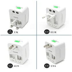 Universal Sockets Adapter 3A-10A AC 220V - 110V Conversion Socket Power Plug Charger Adaptor AU UK US EU Multi Plug Converter