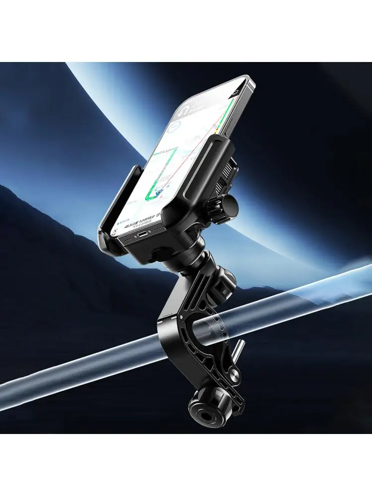 AliExpress Cycling Phone Stand with Cooling Fan 360 Degree Rotating Bike Phone Holder Clamp Bicycle Mobile Phone Support for MTB Road Bike