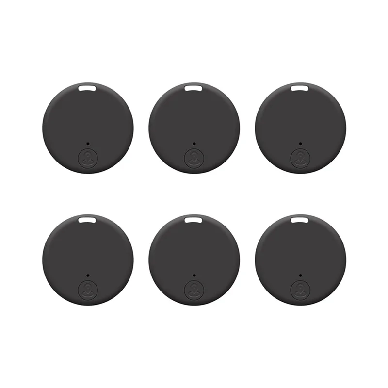 3CGRO-6 Pack GPS Tracker สําหรับยานพาหนะ Key Finder GPS Tracker Mini GPS Tracker สัตว์เลี้ยง GPS Tracker สีดํา