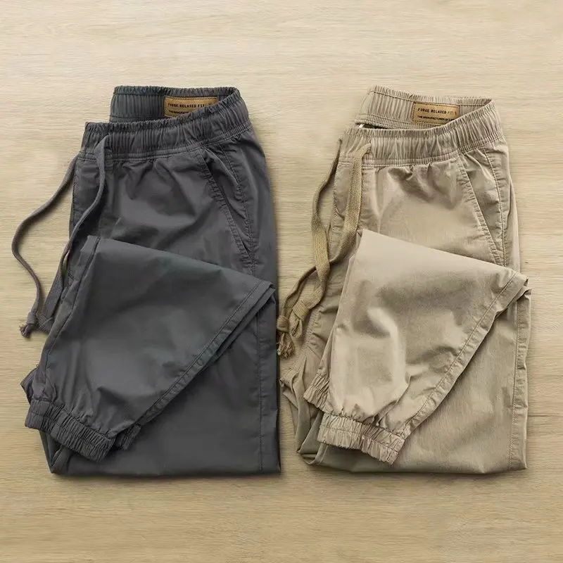 Autumn Korean Jogger Pants Men's Loose Casual Trousers