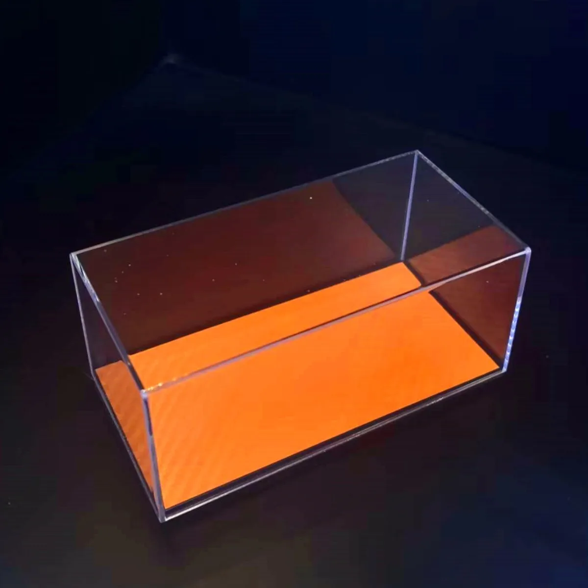 Présentoir en acrylique 5.8 "x 2.8" pour échelle 1:43 1:64 1:87, modèle de voiture, figurine de rangement à collectionner, Diorama de construction Miniature à monter soi-même