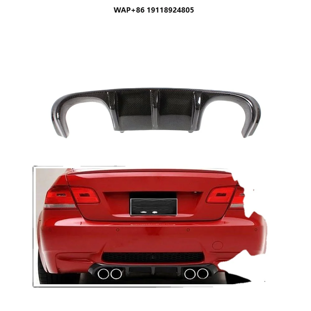 

Carbon Fiber Rear Bumper Lip Spoiler Diffuser for B-MW E92 E93 M3 2007-2013