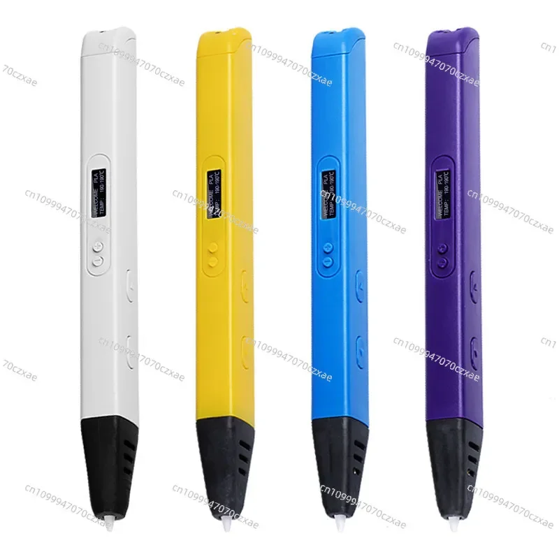 High‑Temperature 3D Printing Pen, Air 3D Doodling Drawing Pen for Kids Adults DIY Hand‑Craft Stereoscopic Creation