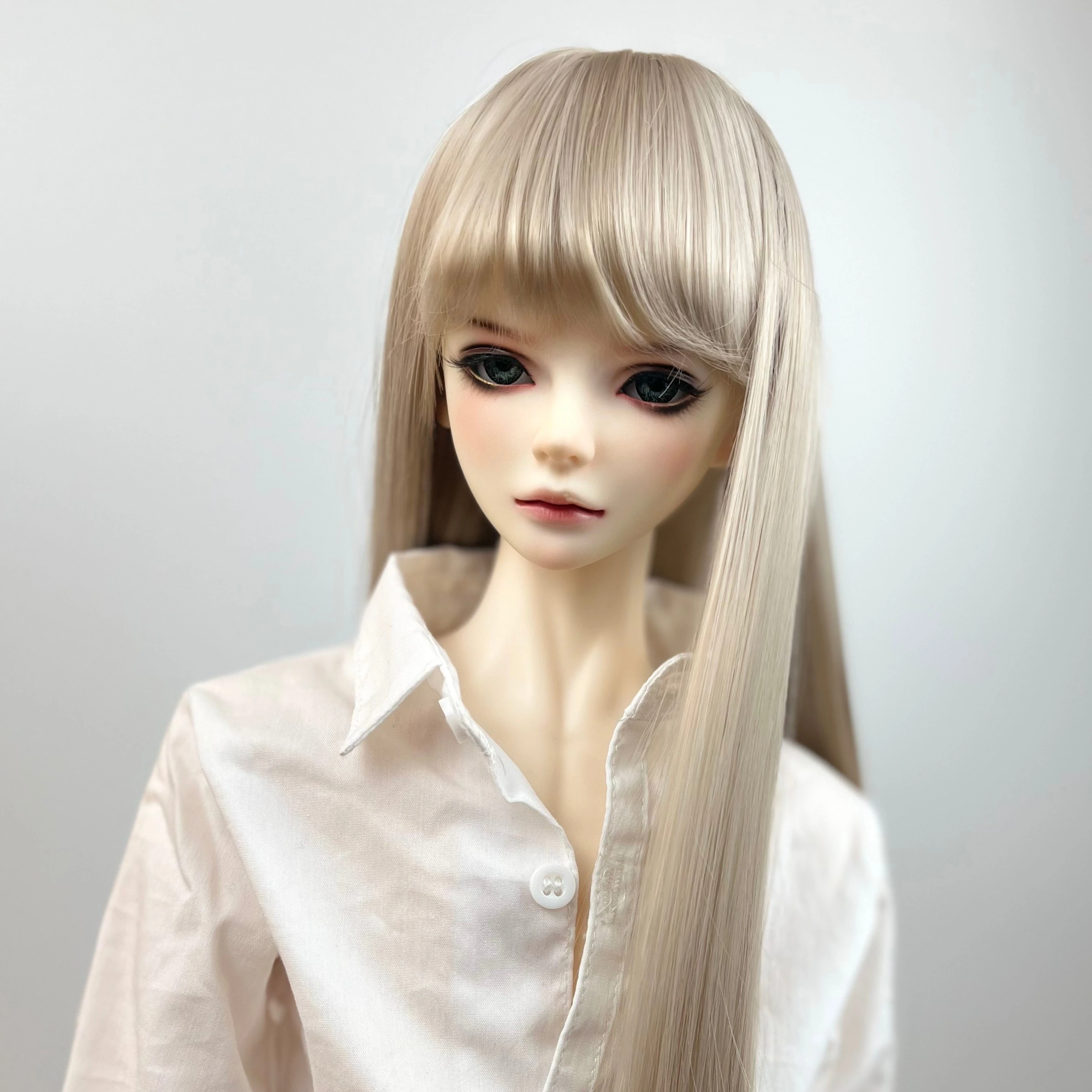 

BJD doll wig suitable for 1/3 1/4 1/6 size cute doll bangs straight hair 1/3 1/4 1/6 wig doll accessories