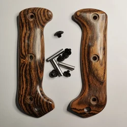 3 Types Custom Natural Solid Wood Knife Handle Scales For Kabar BK2 BK9 Knives Grip DIY Make Accessories Parts WIth Screws