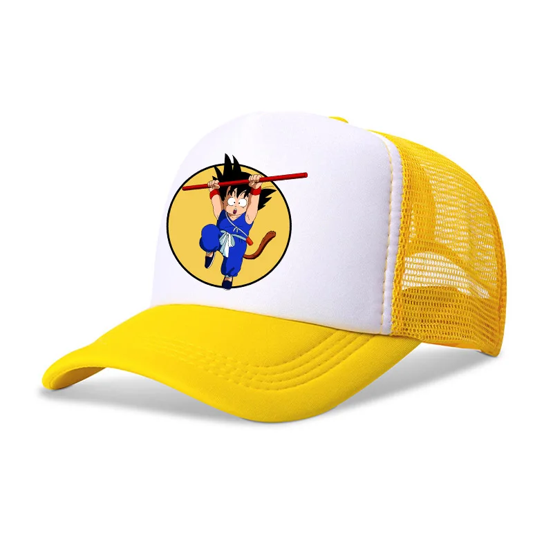 Gorra de béisbol de Dragon Ball Z para hombre y niño, sombrero de sol ajustable de Anime, Goku, padre e hijo, figuras de Anime, deportes al aire