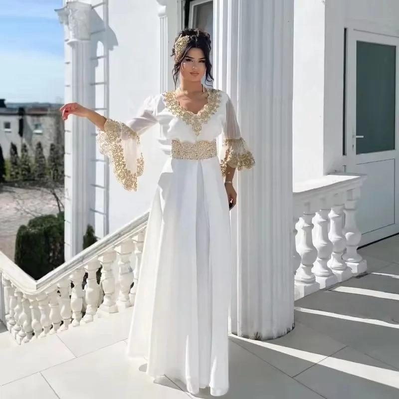 albanian evening dresses Black Blue Burgundy Long Lace Prom Dresses, Long Lace Formal Evening D main image 1