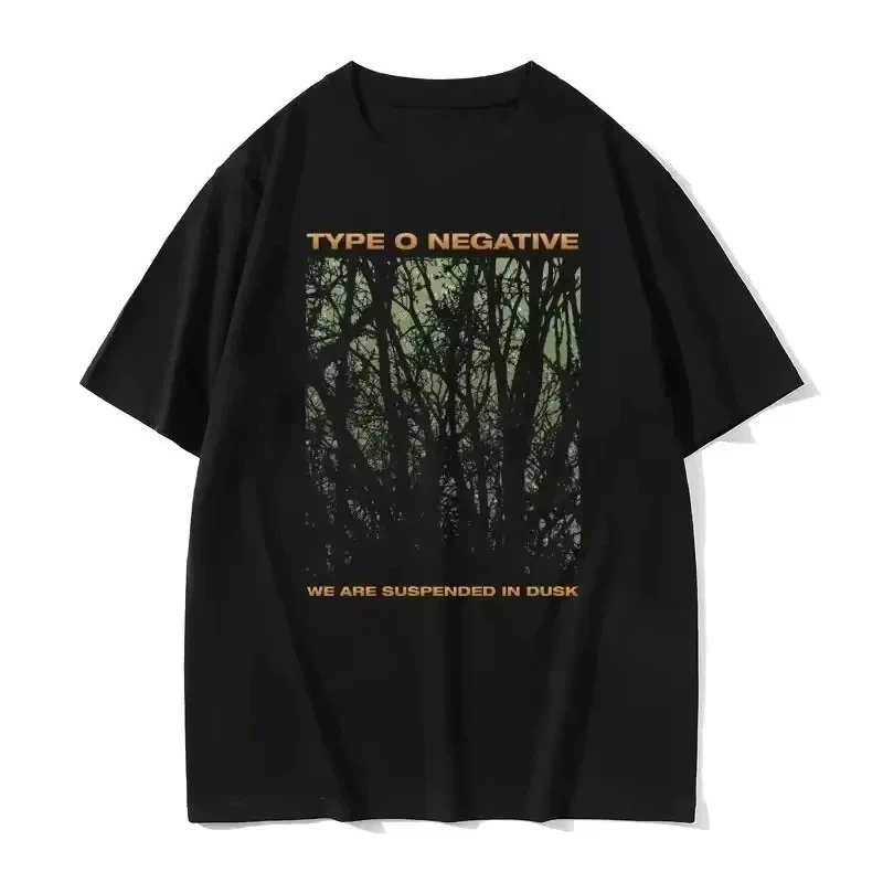 

Хлопковые футболки O-образной формы Negative Rock Band для мужчин и женщин, футболки в стиле хип-хоп, футболки с короткими рукавами