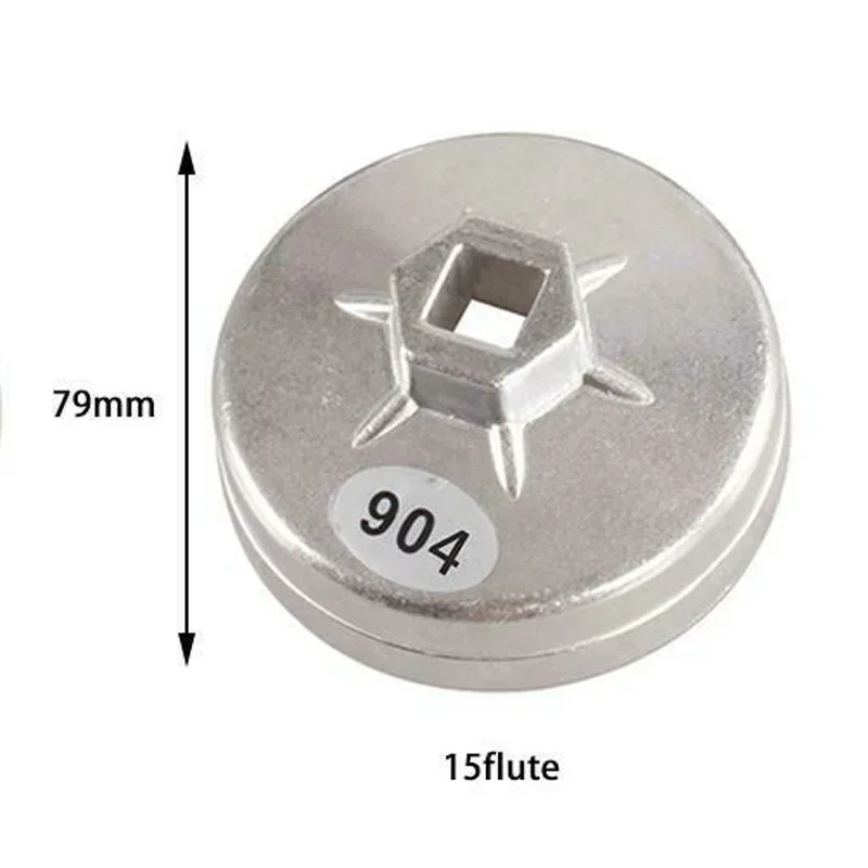 오일 필터 하우징 도구 리무버 캡 렌치, 15 플루트 79mm, 현대 포드 혼다 직접 교체 자동차 액세서리