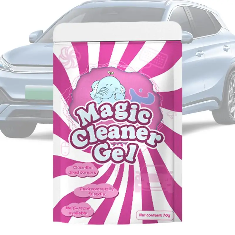 Gel de limpieza de coche, limpieza de polvo, barro para tableta, portátil, polvo automotriz, limpiador de grietas de coche, masilla de limpieza de ventilación de aire para coche