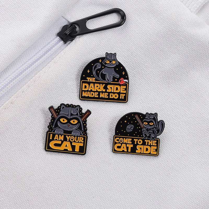 Come To The Cat Side Enamel Pin Brooch