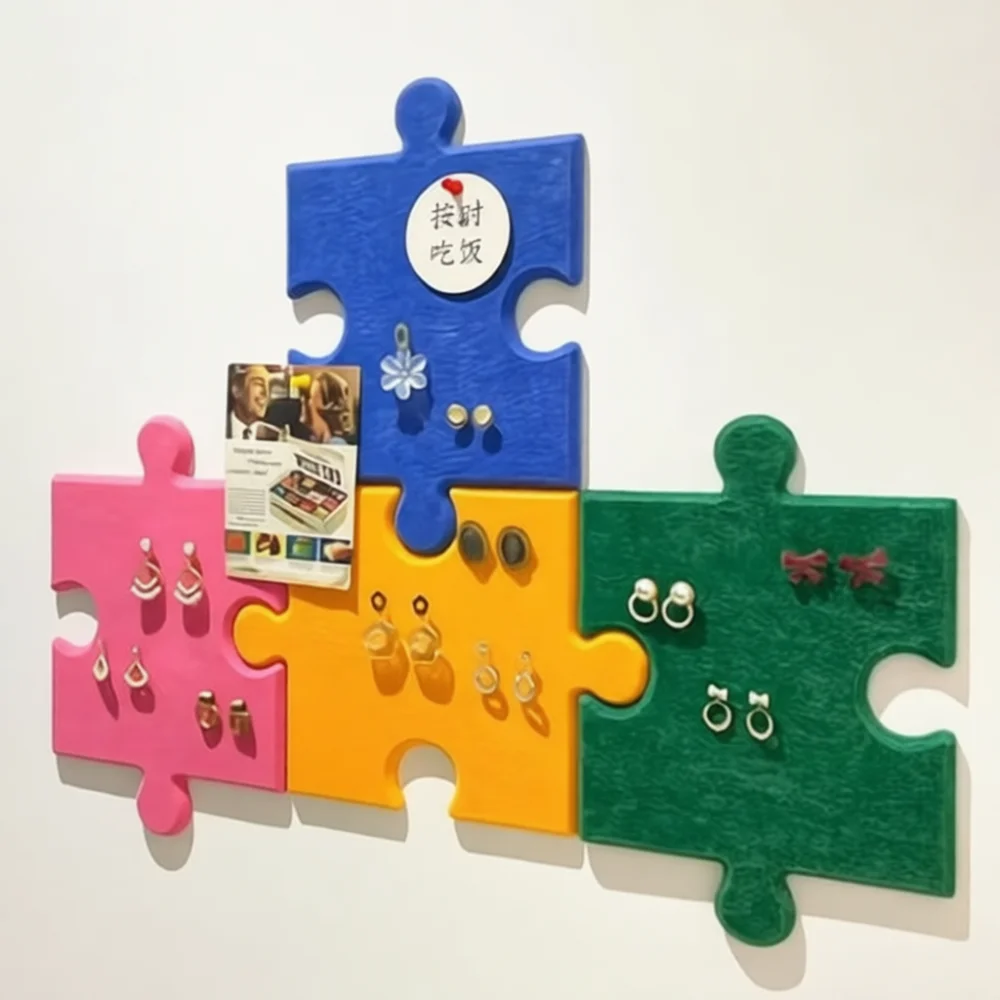 Self Adhesive Felt Wall Tile Sound Absorbing Board Modern Decor Photo Memo Display Sticker For Studio Office Home Setup
