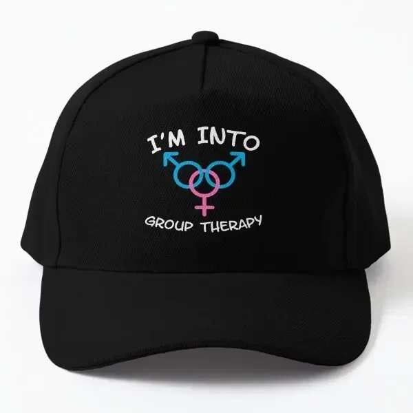 

I Am In To Group Therapy Mfm Threesome Baseball Cap Hat Outdoor Czapka Boys Mens Hip Hop Printed Fish Casquette Sport Sun