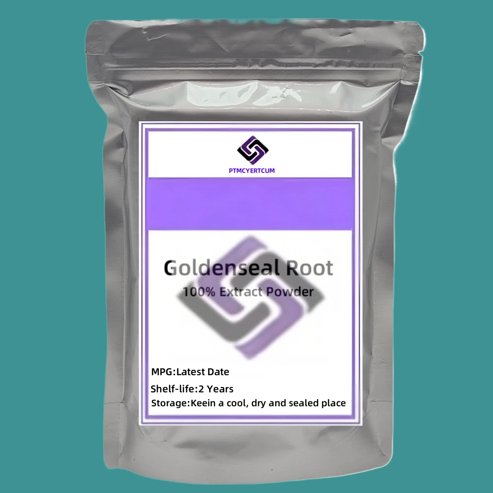 Bolsa de papel de aluminio personalizada para 100% Goldenseal P.E., bolsas de plástico de doble cubierta Hydrastis Canadensis para distribuidores globales