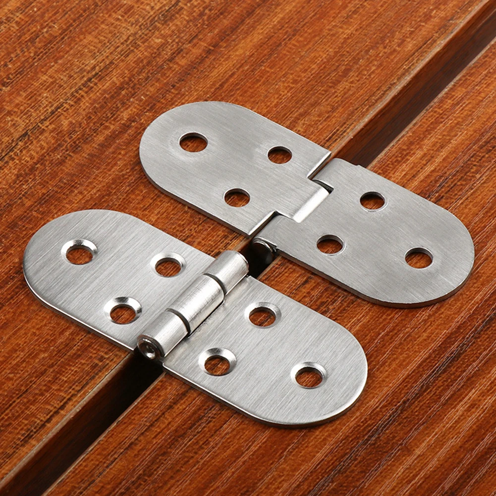 Stainless Steel 180° Folding Flap Hinge Self-supporting Folding Table Cabinet Door Hinge For Cabinet Drawer Jewelry Gifts