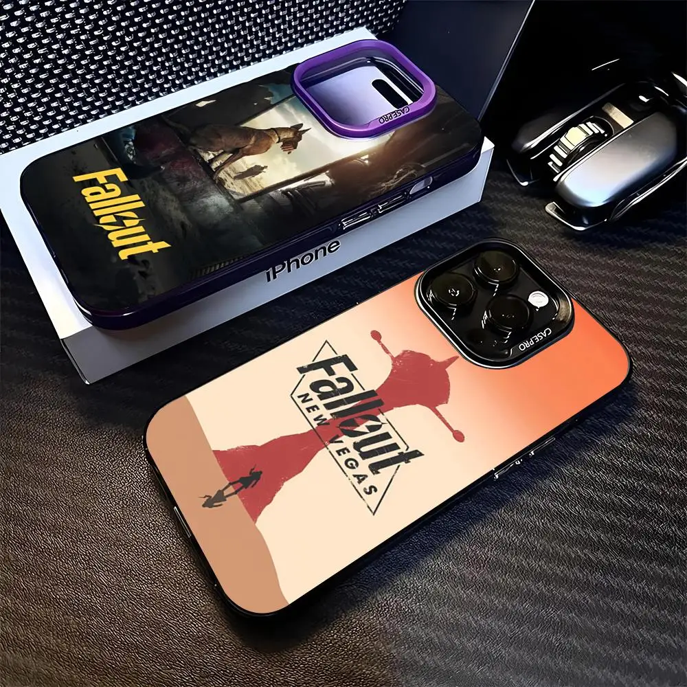 Games Fallout Phone Case for iphone 16 15 14 13 11 12 Pro Max Xr X Xs Plus black silver hard shell Cover