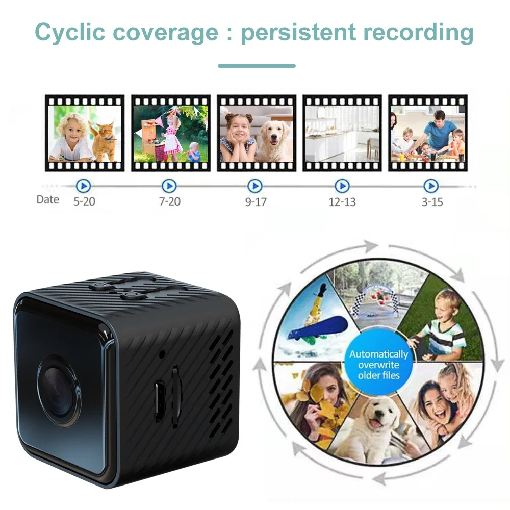 Mini Wifi Camera Wireless 1080P Video Clear IR  Night Vision Motion Detection Home Security Surveillance Digital IP Cam Monitor