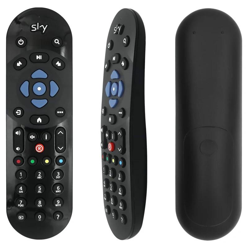 جهاز تحكم عن بعد عالمي جديد بالأشعة تحت الحمراء لوحدة تحكم Sky Q Box TV Top Box URC-168001-00R00 (مع دليل المستخدم)