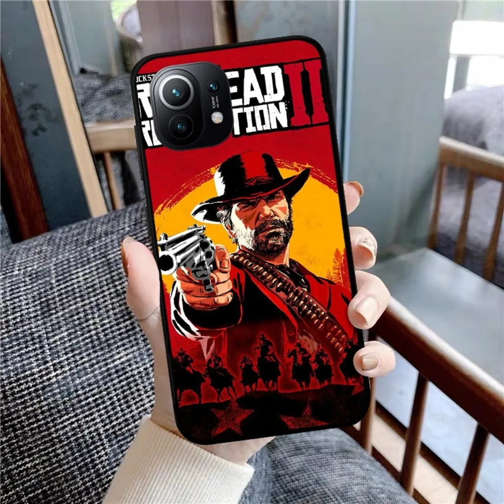 Game R-Red Dead-R-Redemptions 2 Phone Case For Xiaomi Mi 5X 8 9 10 11 12 Lite Pro 10T PocoX3pro PocoM3 Note 10 Pro Lite