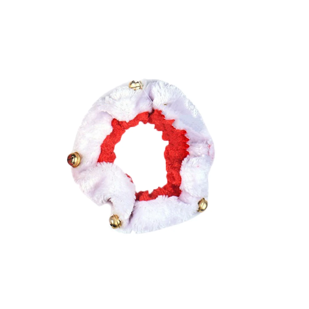 

Pet Santa Hat Collar Set Christmas Dog Cat Accessory Adjustable Durable Long Wear Bright Color Unique Design Holiday Gift Idea