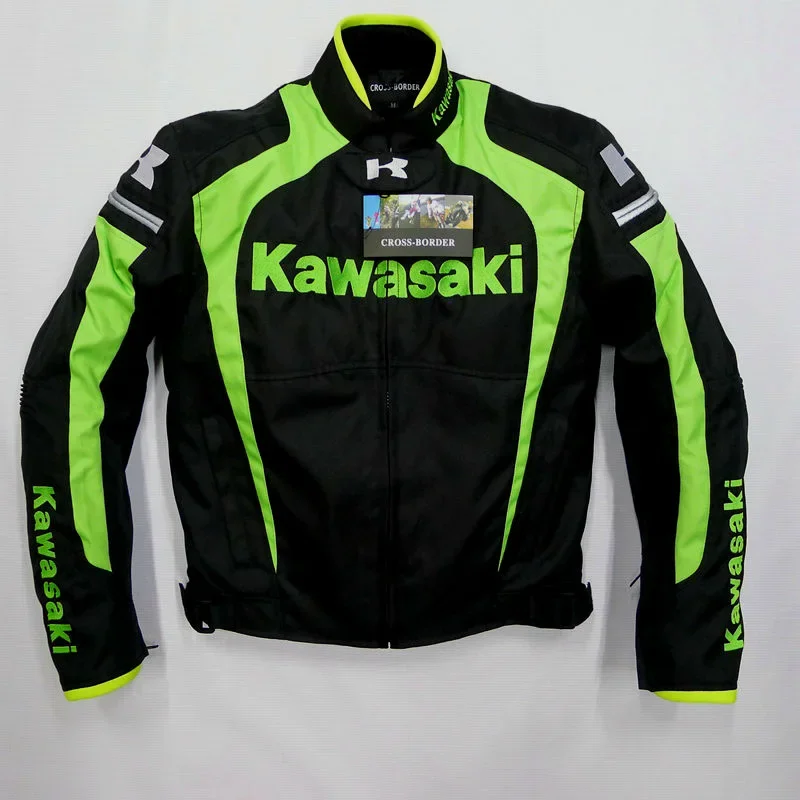 

New 2025 Kawasaki Cycling Set Men's Windproof and Warm Jacket