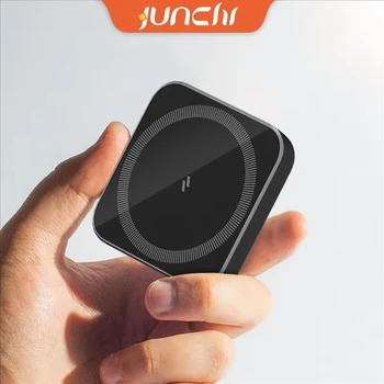 Portable 2in1 Wireless Magsafe Charger for Apple Watch iPhone 15 Pro Wireless Charger Airpods Magnetic Induction Charging Stand