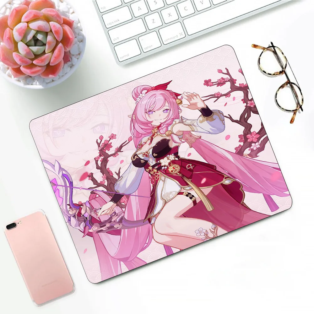 Honkai Elysia Game Gaming Mouse Pad XS Small Mousepad For PC Gamer Desktop Decoration Office Mouse Mat Deskmat Rug